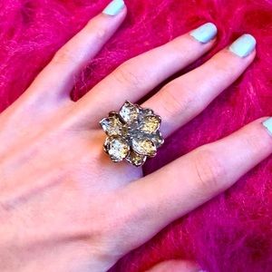 Silver Flower Ring